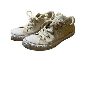 Converse Chuck Taylor 553342C Madison Sneakers Gold Canvas Lace Up Size 6